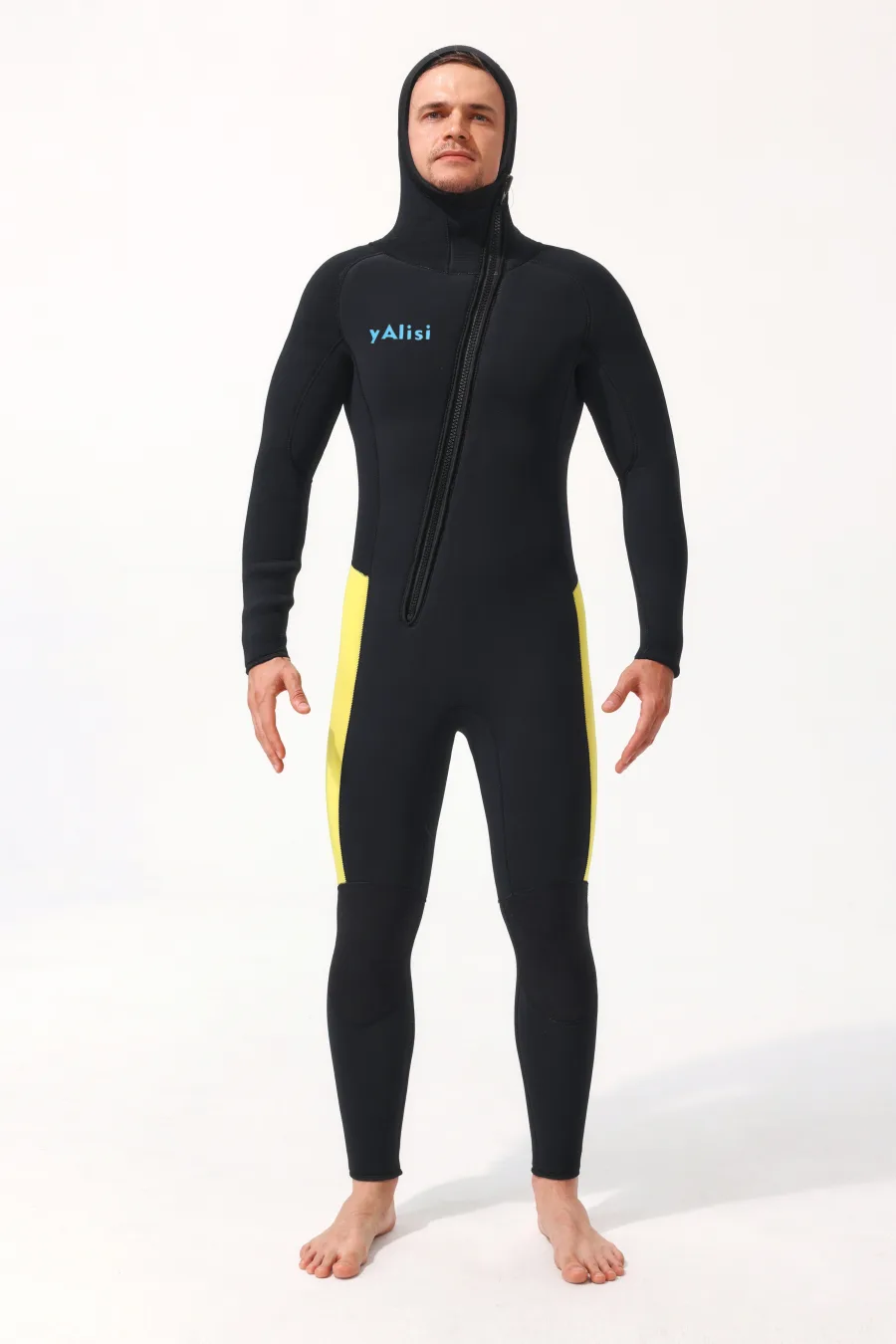 Custom Hooded Wetsuit OEM/ODM, Customizable Scuba Diving Apparel, Surfing Suit, Snorkeling Suit for Deep Diving & Professional Cave Diving