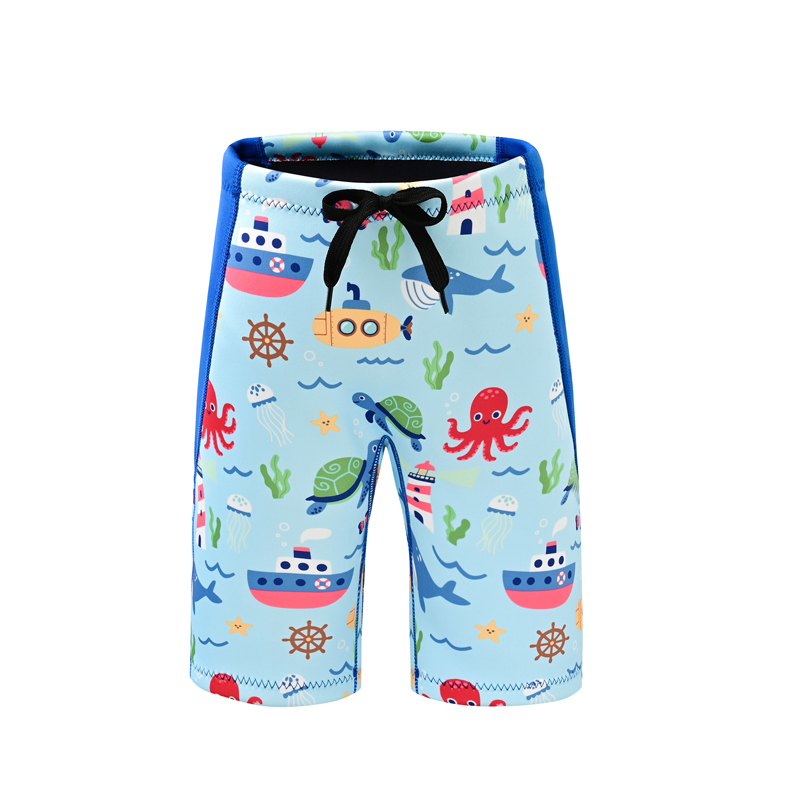 Split Kids' Wetsuit – Girls' Diving Top & Shorts, Warm, Sun Protection for Surfing, Snorkeling, Jellyfish Protection, Unisex Kids' Swimwear 8
