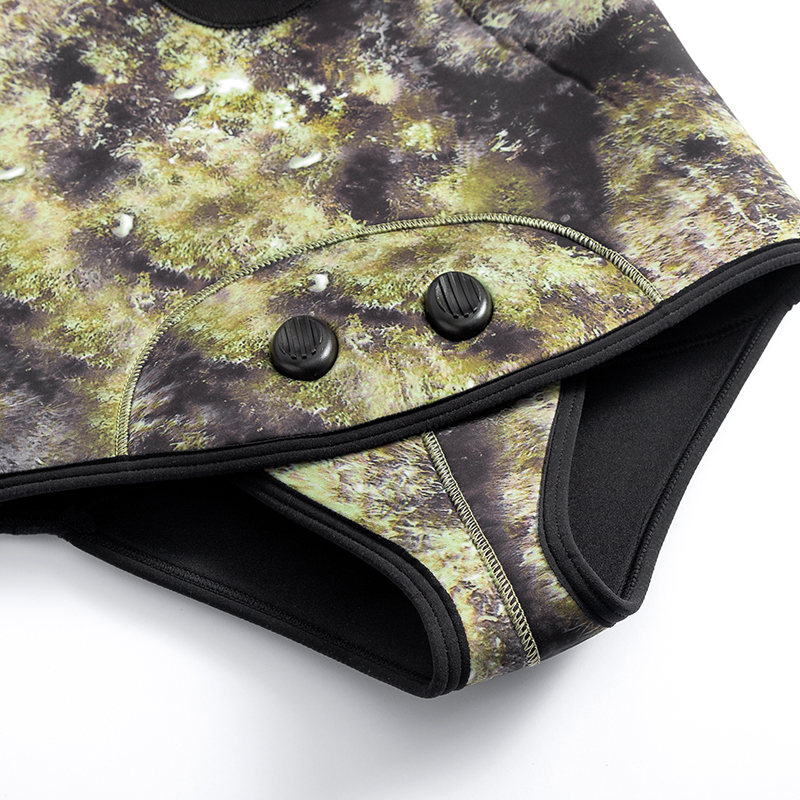 Camouflage Spearfishing Wetsuit – Customizable with Specified Materials & Thickness, Unisex for Diving Vests, Diving Jackets, Split Wetsuits, and Warm Snorkeling 9