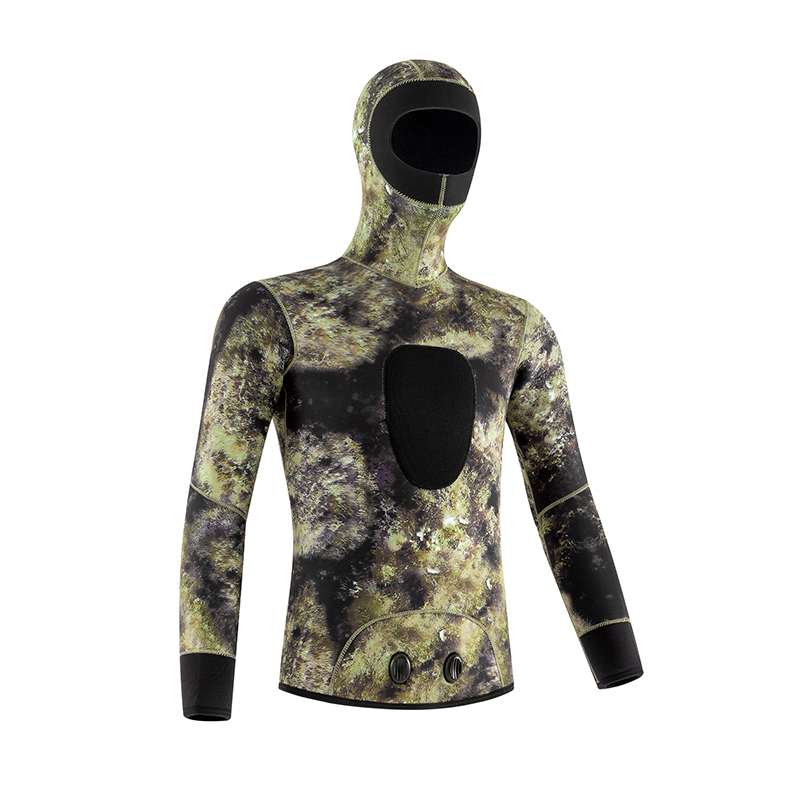 Camouflage Spearfishing Wetsuit – Customizable with Specified Materials & Thickness, Unisex for Diving Vests, Diving Jackets, Split Wetsuits, and Warm Snorkeling 8