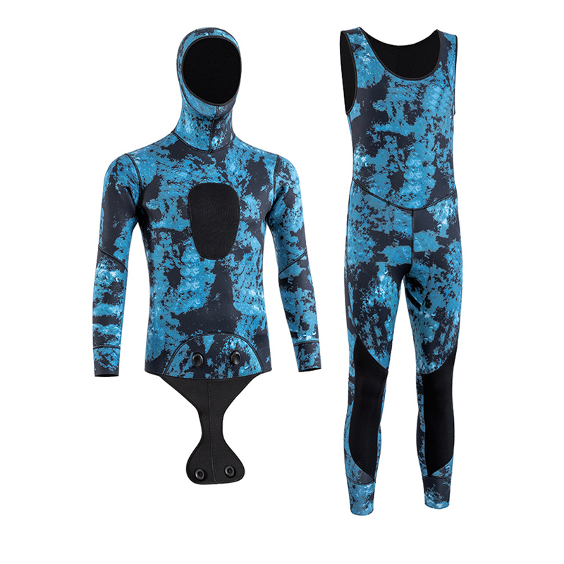 Camouflage Spearfishing Wetsuit – Customizable with Specified Materials & Thickness, Unisex for Diving Vests, Diving Jackets, Split Wetsuits, and Warm Snorkeling 4