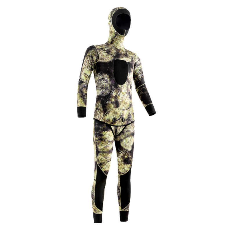 Camouflage Spearfishing Wetsuit – Customizable with Specified Materials & Thickness, Unisex for Diving Vests, Diving Jackets, Split Wetsuits, and Warm Snorkeling 5