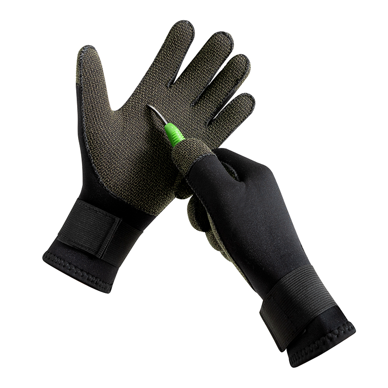 Kevlar Diving Gloves, Warm Snorkeling Gloves for Fishing & Crab Catching, Smooth Surface Gloves with Titanium Coating, Scratch-resistant Gloves 2