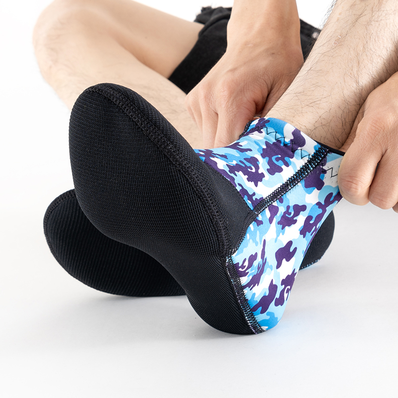 Custom Dive Socks, Snorkel Socks, Protective Beach Socks, Camouflage Wetsuit Socks for Surfing 12