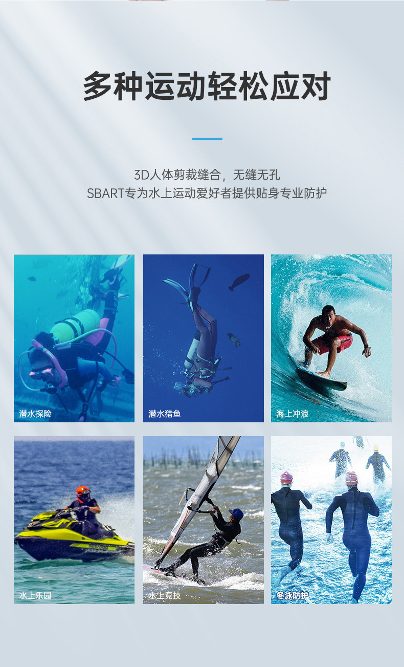 Kids' Split Wetsuit: Long-Sleeve, Warm, Sun-Protective, for Surfing, Snorkeling, Diving (Boys & Girls)